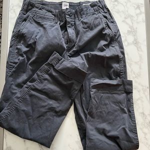 Gap navy straight khaki
